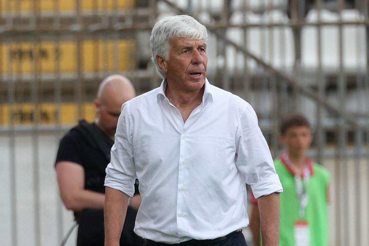 Gian Piero Gasperini durante un match dell'Atalanta