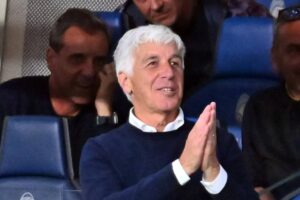 Gian Piero Gasperini ringrazia i suoi giocatori
