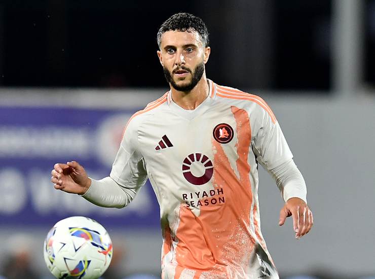 Il difensore della Roma Mario Hermoso