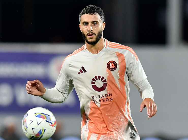 Il difensore della Roma Mario Hermoso