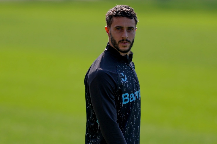 Mario Hermoso durante il prestito al Bayer Leverkusen