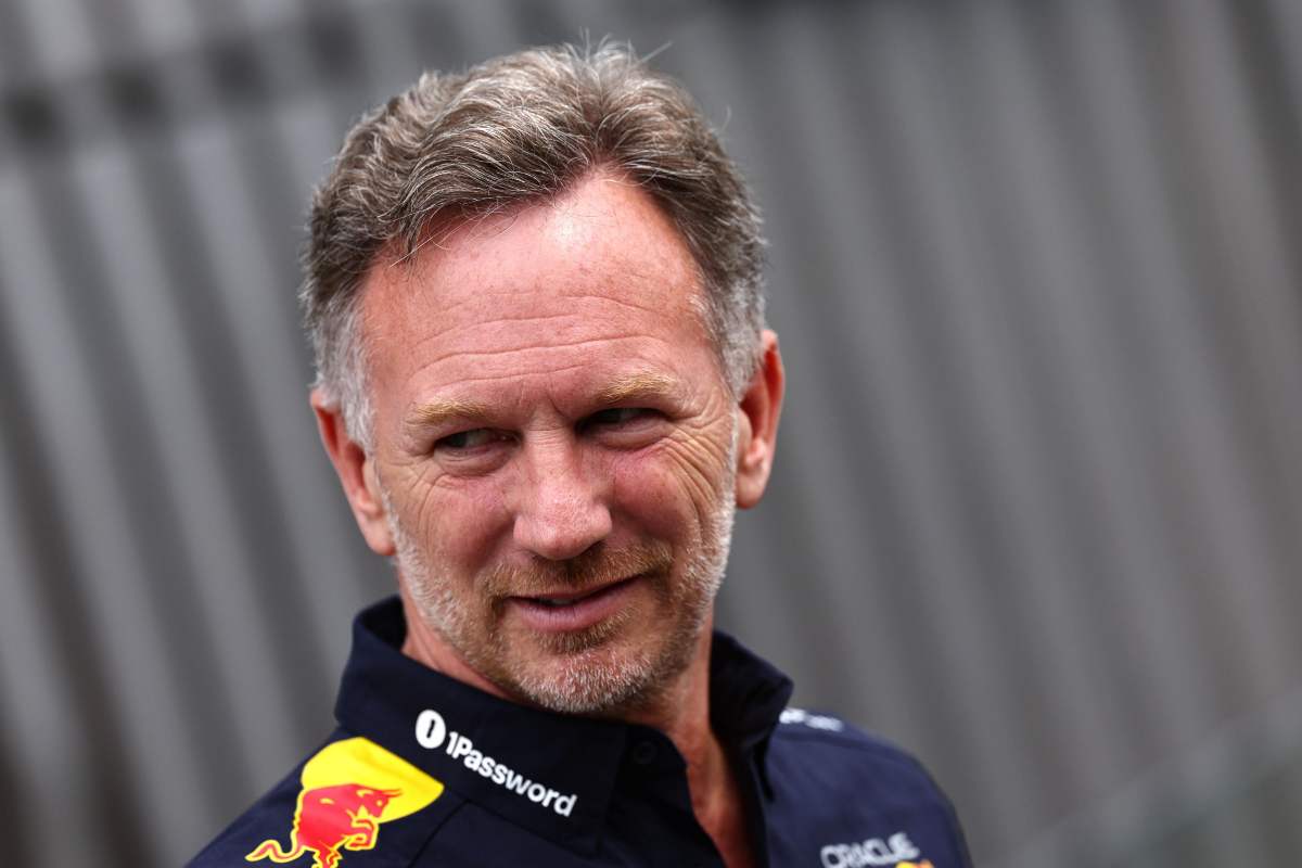 Honer sorridente nel paddock