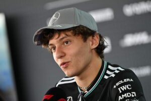Kimi Antonelli in conferenza stampa