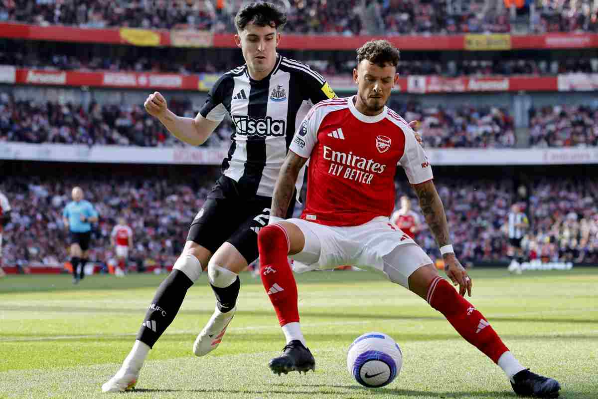 Livramento con la maglia del Newcastle