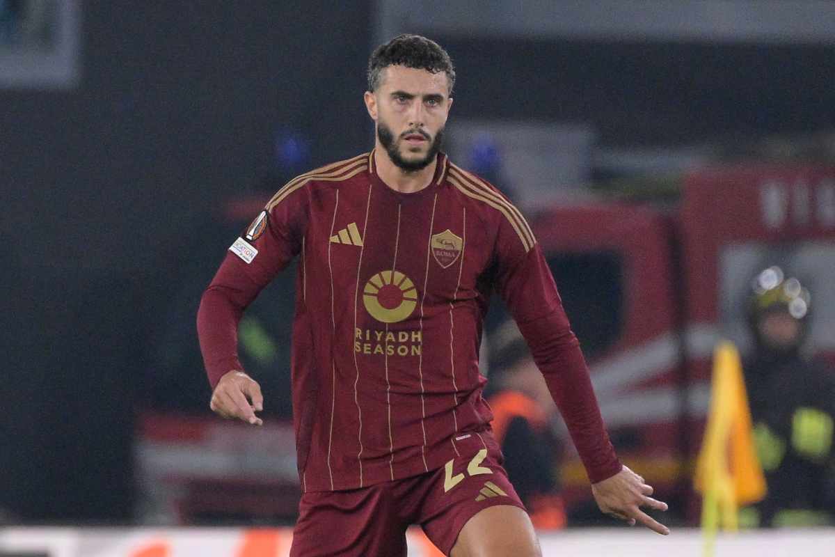 Il difensore della Roma Mario Hermoso