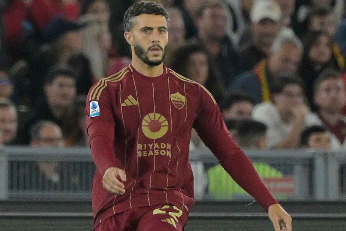 Il difensore della Roma Mario Hermoso
