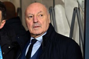 Marotta con lo sguardo perplesso