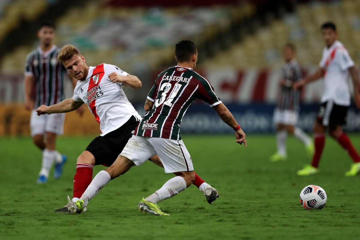 Martinelli con la maglia del Fluminense