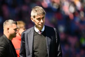 Il direttore sportivo della Roma Frederic Massara