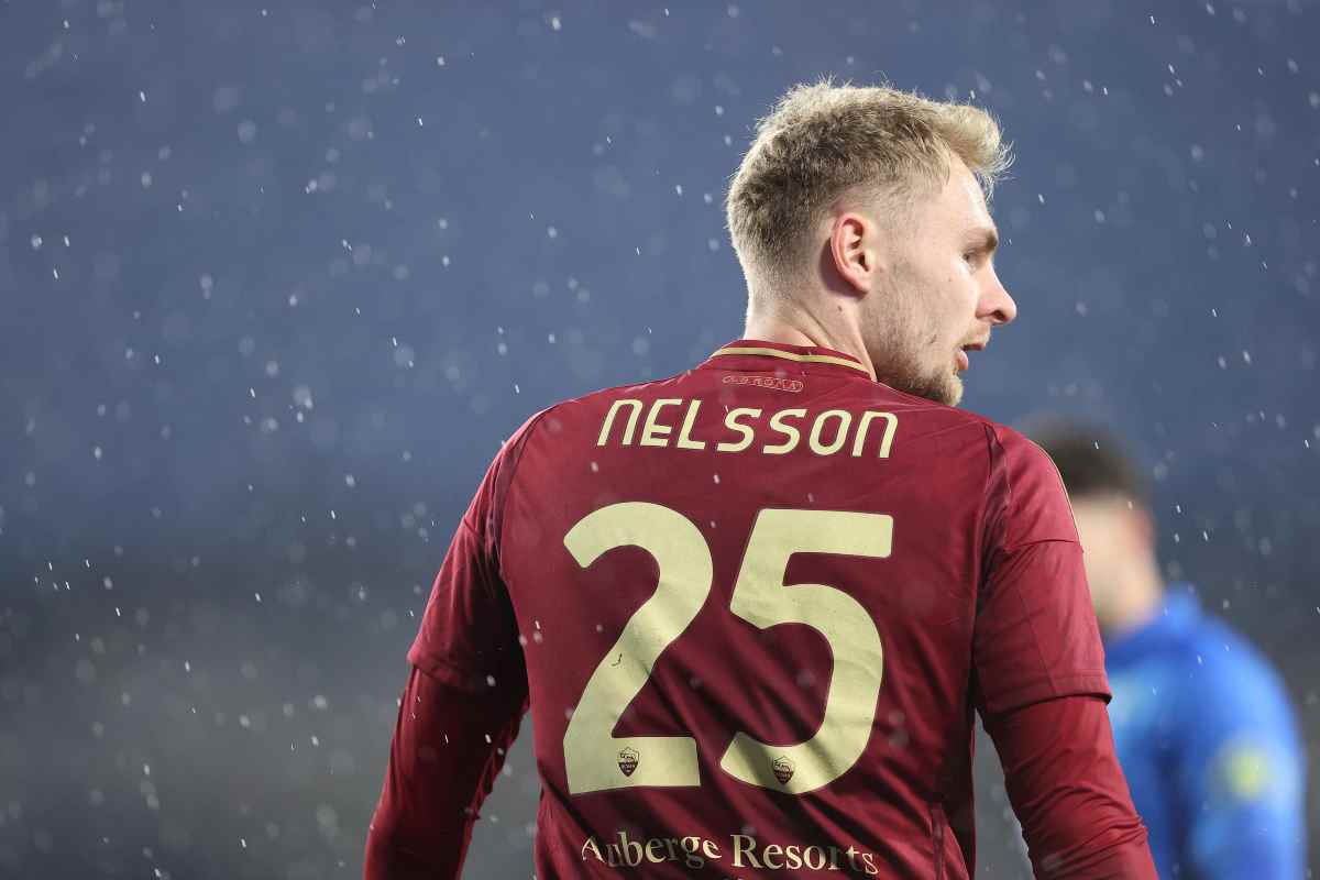 Nelsson con la maglia della Roma