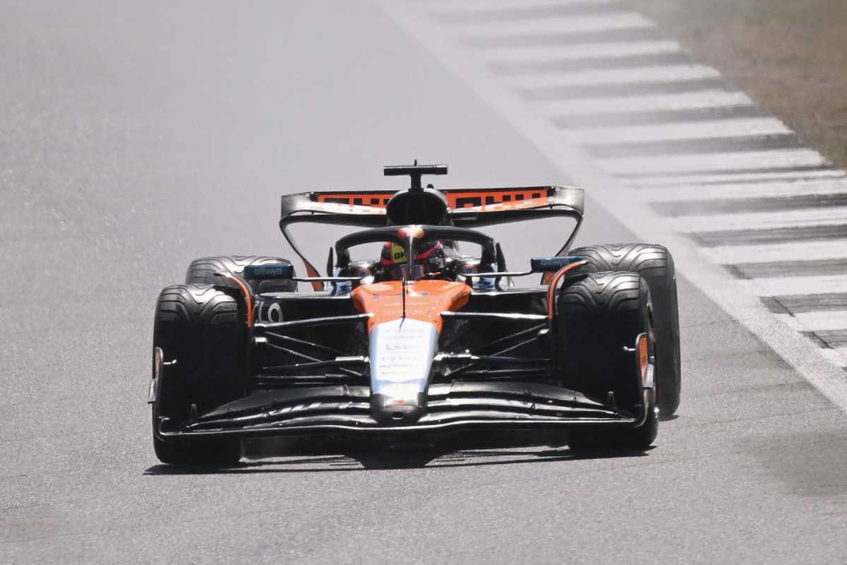 Piastri in pista con la McLaren