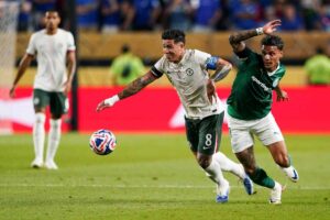 Rios con la maglia del Palmeiras