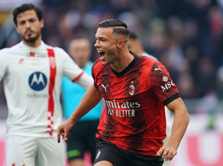 Il difensore Jan Carlo Simic ai tempi del Milan