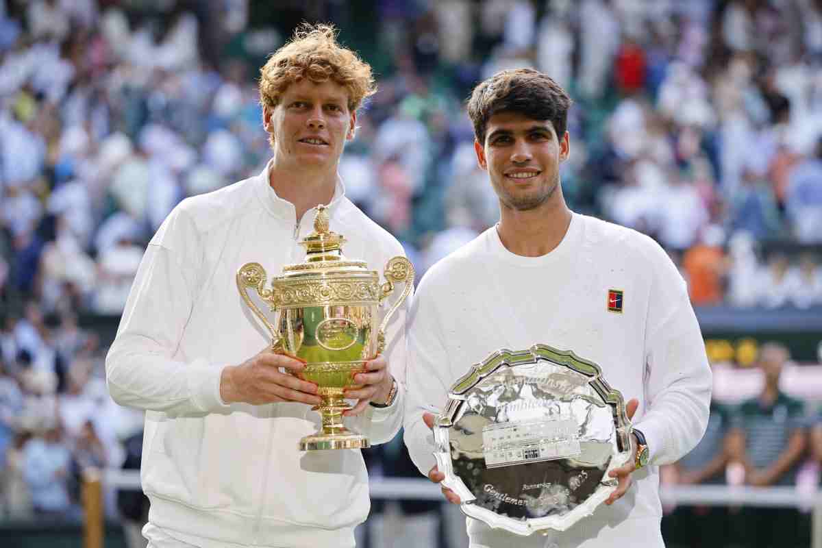 Sinner e Alcaraz a Wimbledon