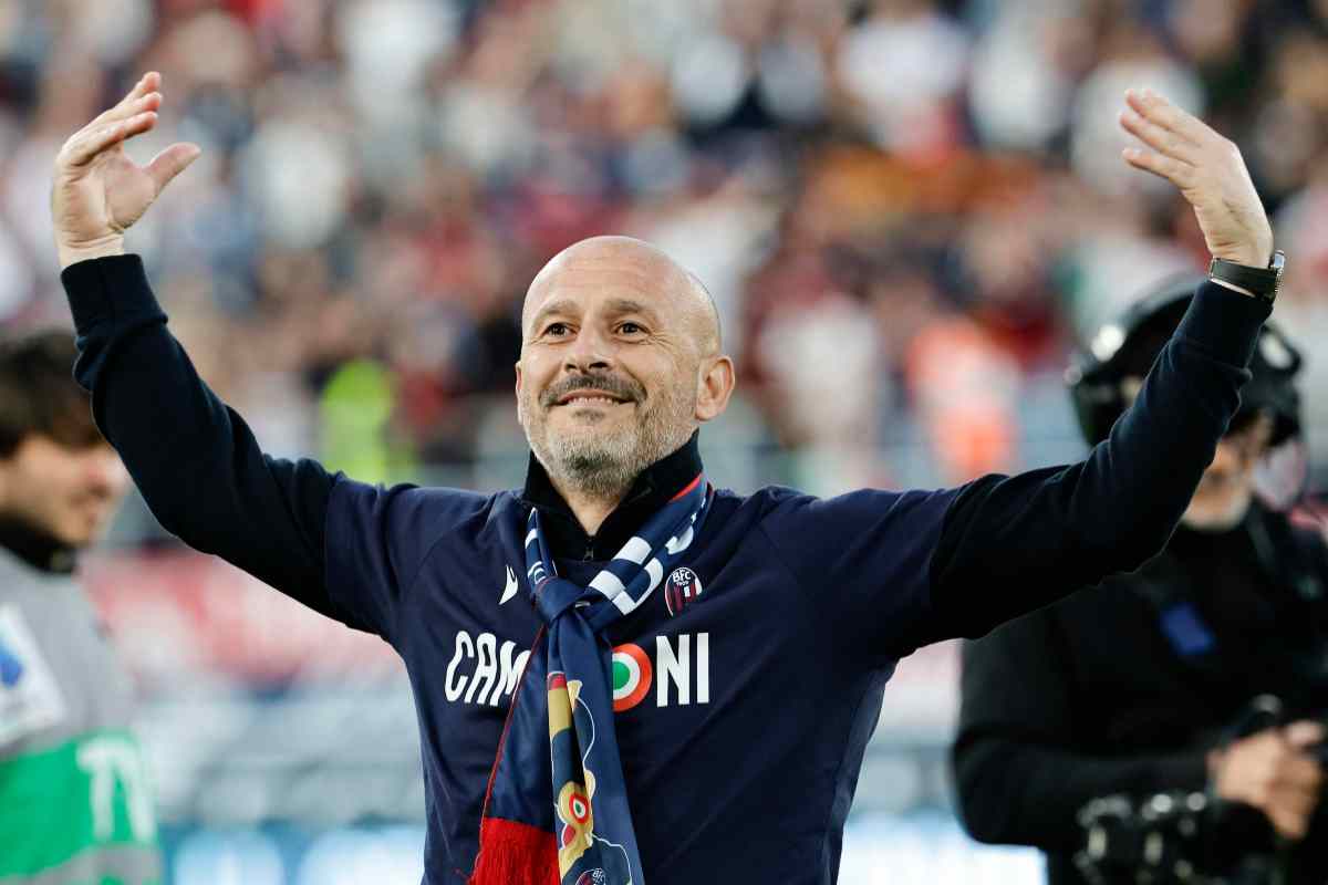 Italiano esulta con i tifosi