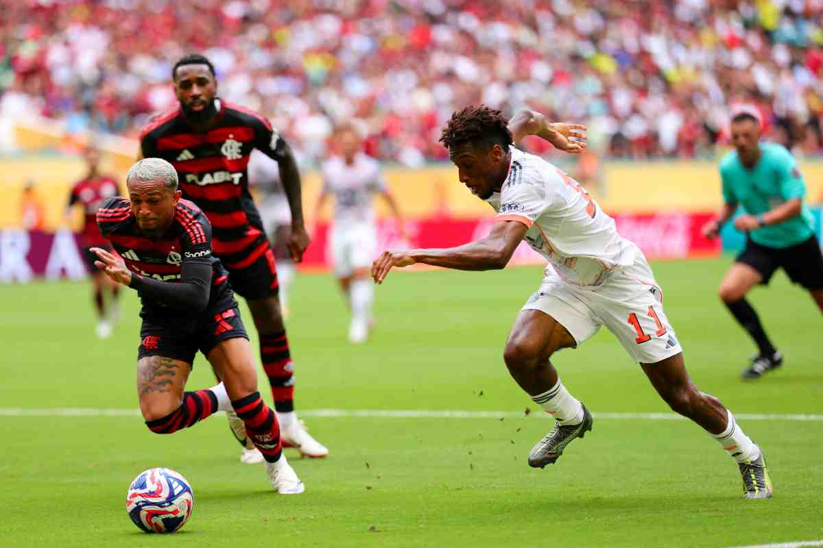Wesley in campo con il Flamengo