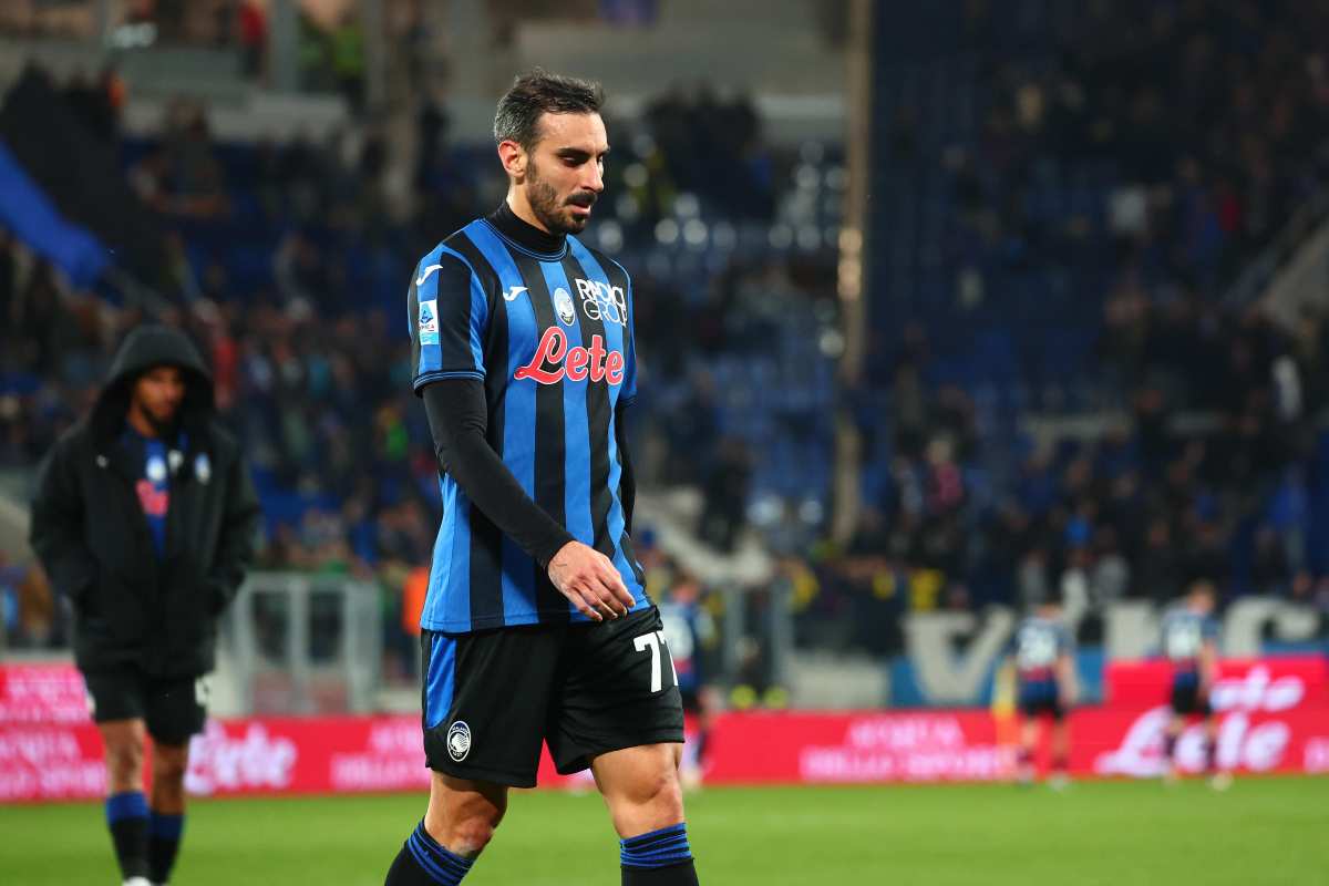 Zappacosta con la maglia dell'Atalanta