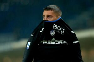 Gollini con la maglia dell'Atalanta