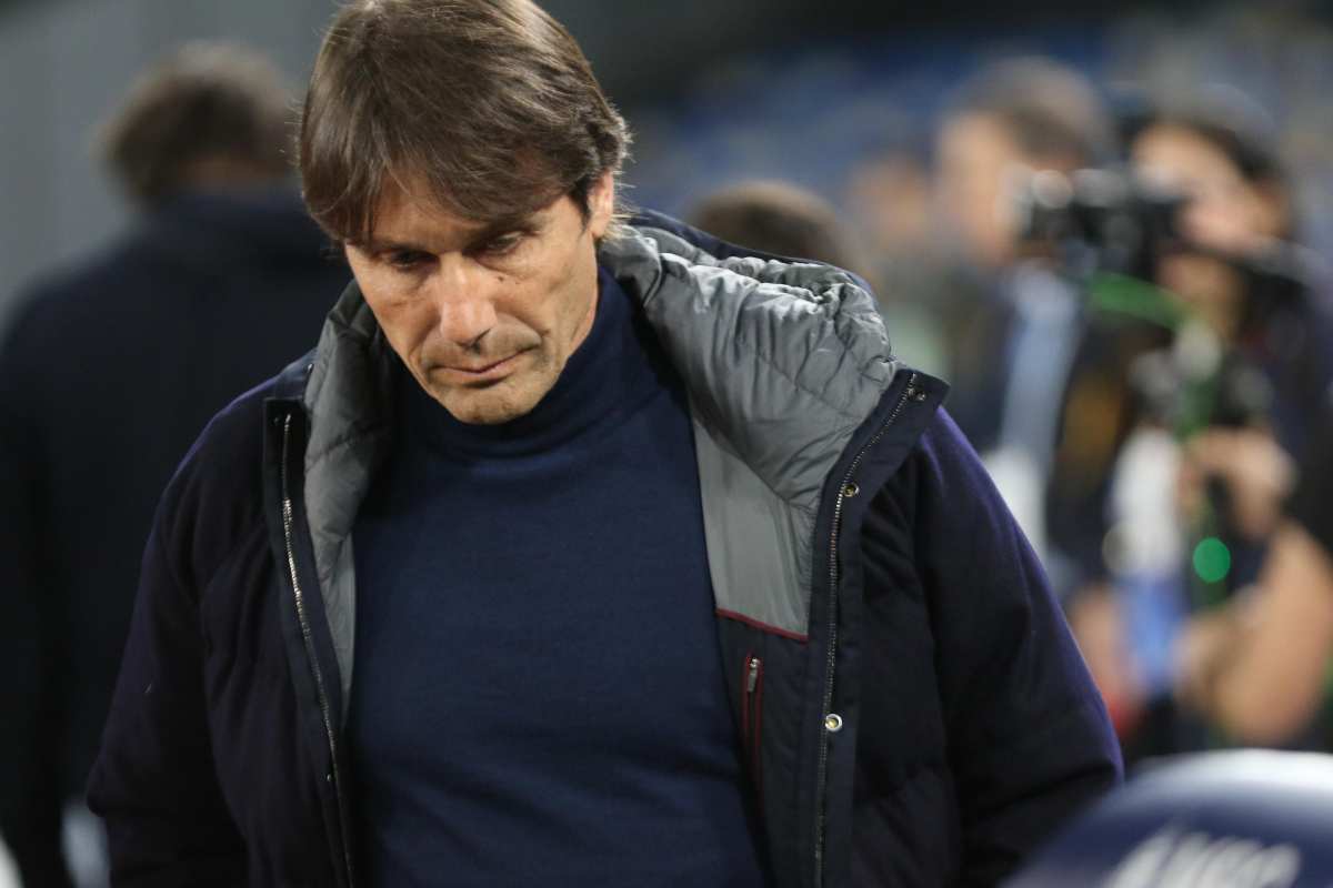 Conte sulla panchina del Napoli