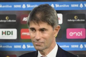 Frederic Massara intervistato in zona mista