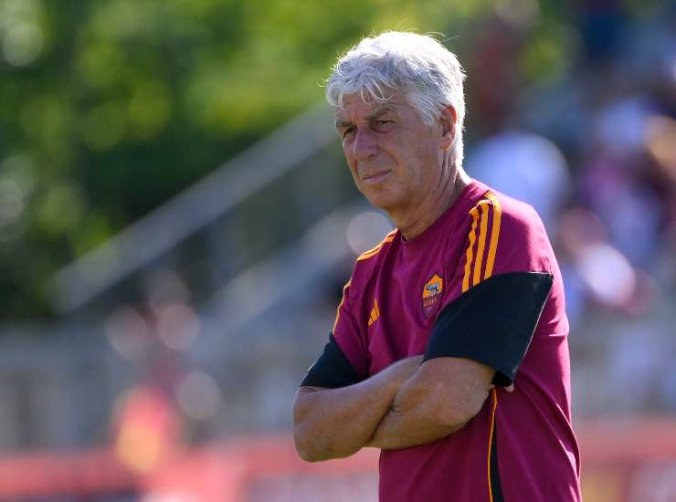 L'allenatore della Roma Gian Piero Gasperini