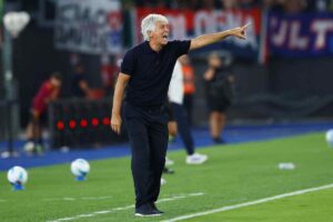 Gasperini a bordo campo