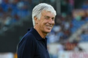 Il tecnico della Roma Gian Piero Gasperini