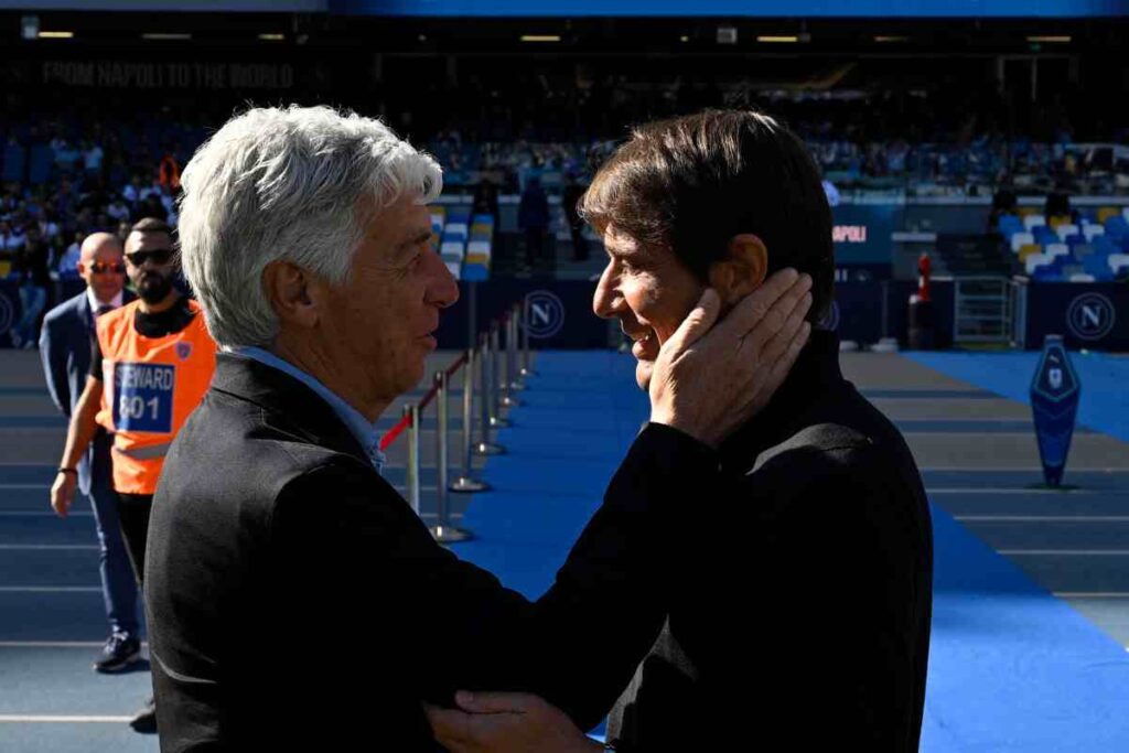 Gasperini saluta calorosamente Conte