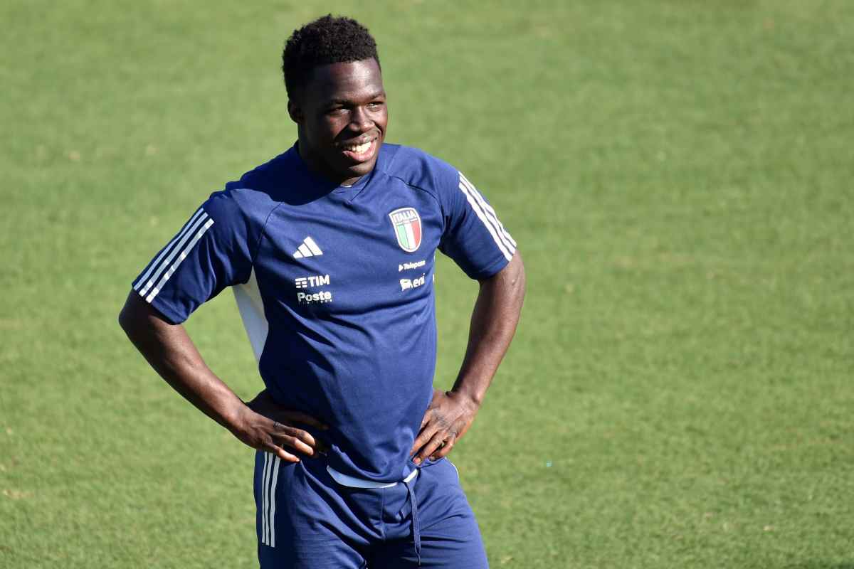 Gnonto con la maglia della Nazionale