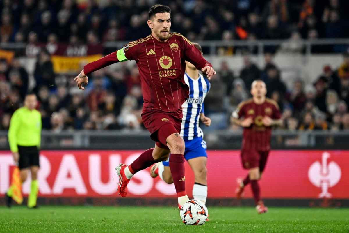 Pellegrini con la maglia della Roma