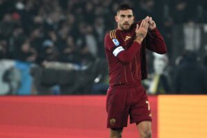 Pellegrini con la maglia della Roma