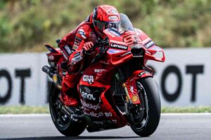Marquez in sella alla Ducati
