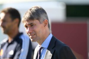 Il direttore sportivo della Roma Frederic Massara