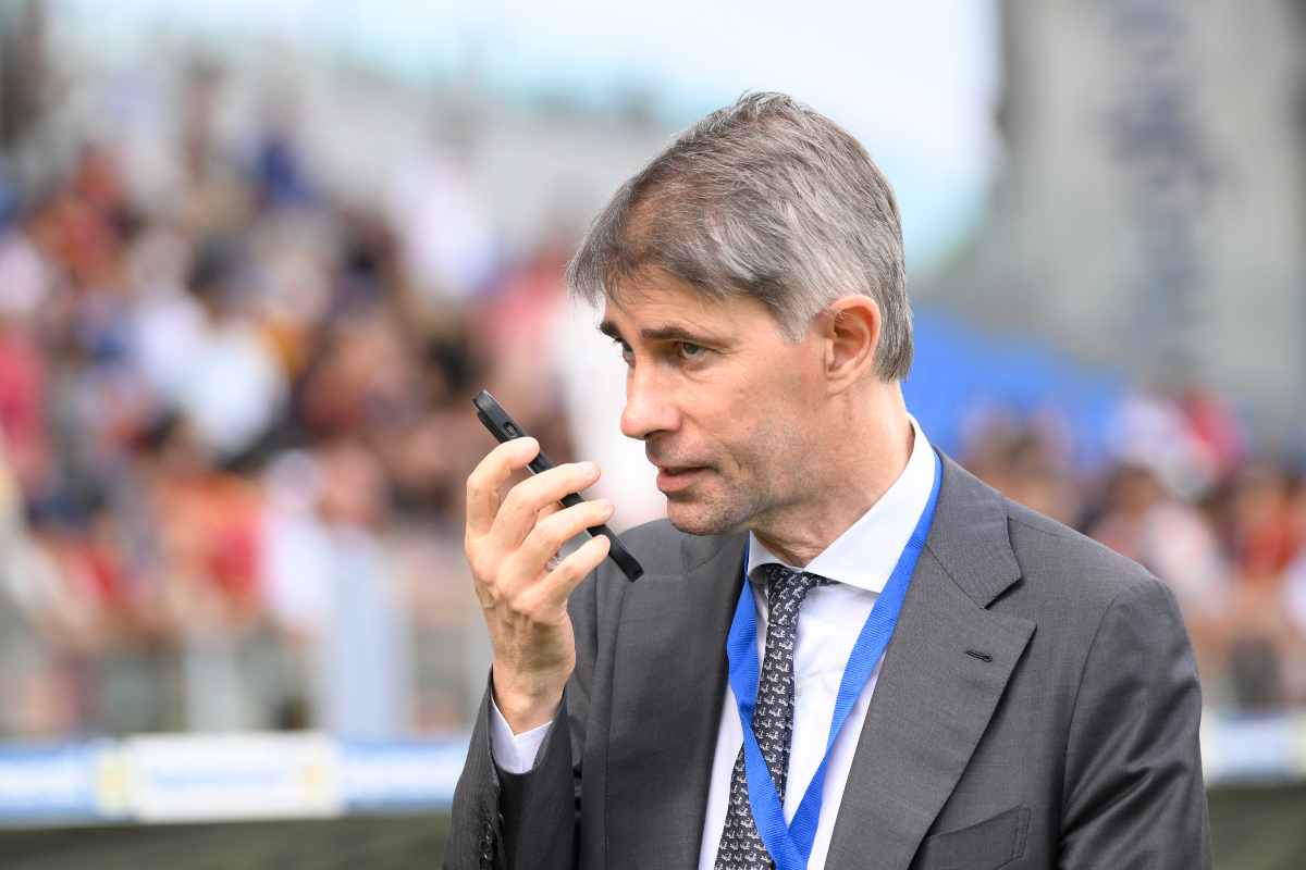 Il direttore sportivo della Roma Frederic Massara