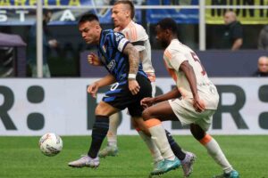 N'Dicka con la maglia della Roma