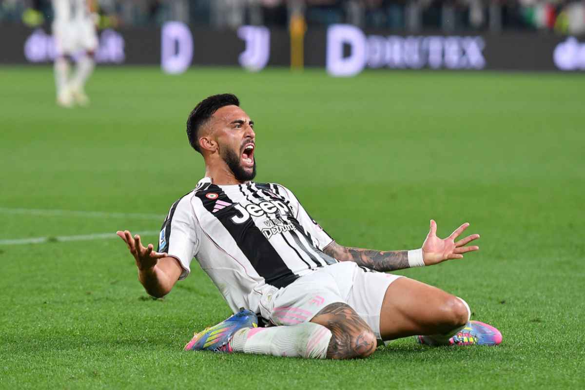 Nico Gonzalez con la maglia della Juventus