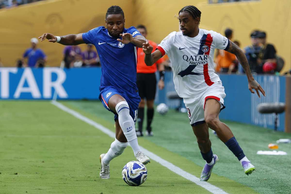 Nkunku con la maglia del Chelsea