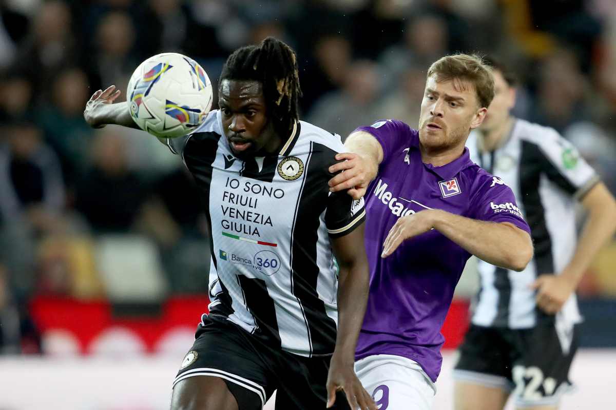 Omar Solet con la maglia dell'Udinese 