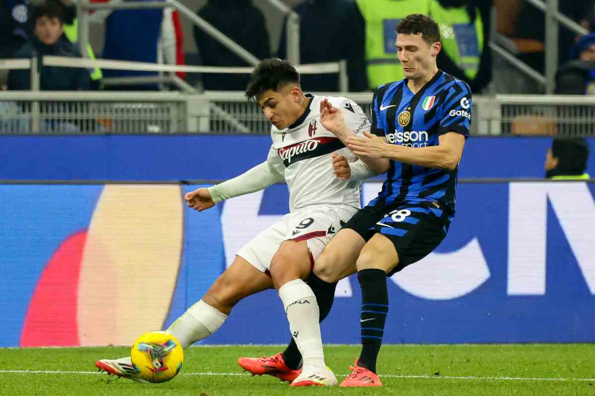 Pavard con la maglia dell'Inter