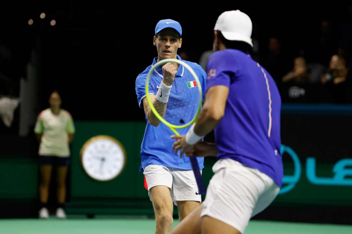 Sinner e Berrettini in campo