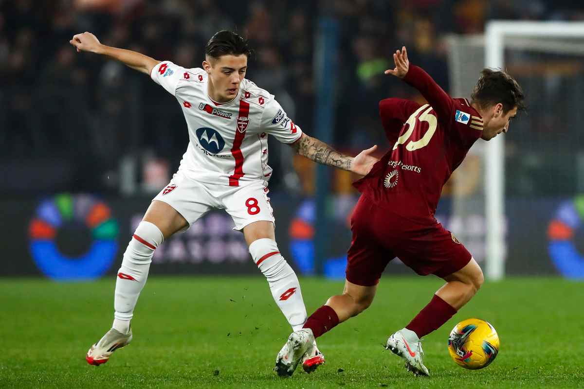 Baldanzi con la maglia della Roma