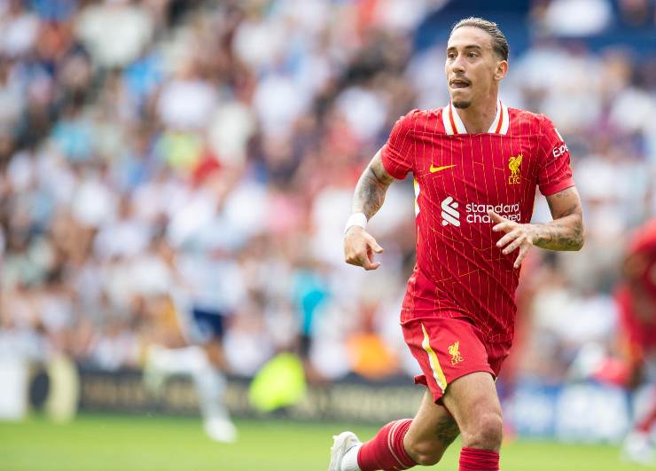 Tsimikas con la maglia del Liverpool