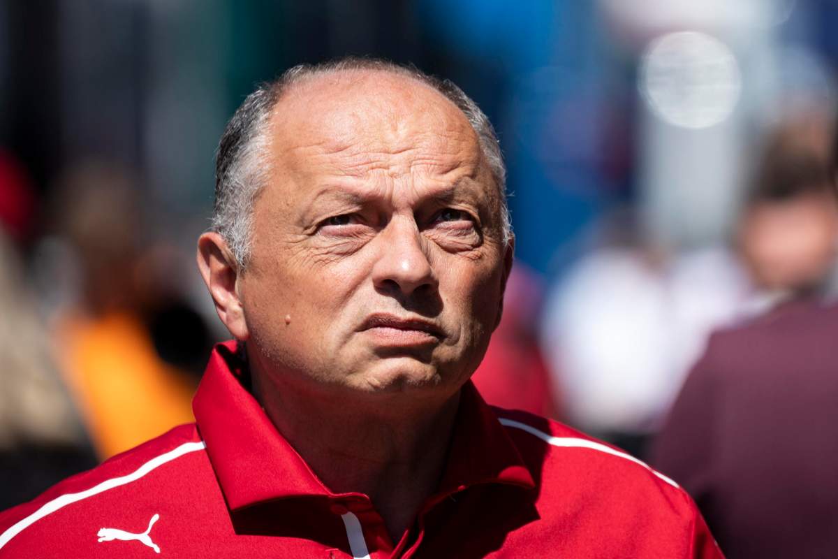 Vasseur nel paddock