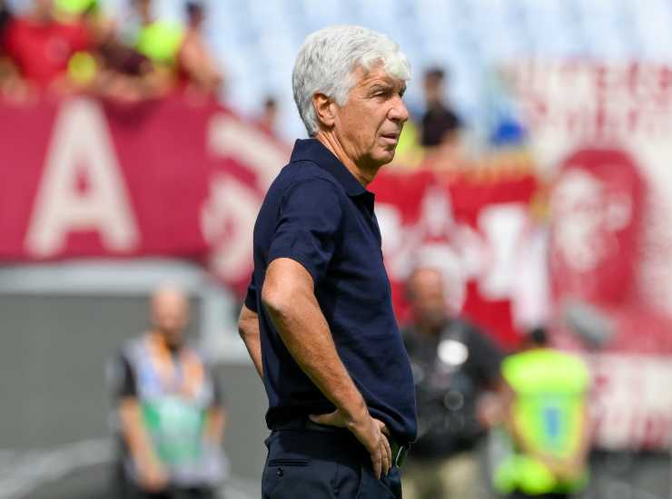 L'allenatore della Roma Gian Piero Gasperini