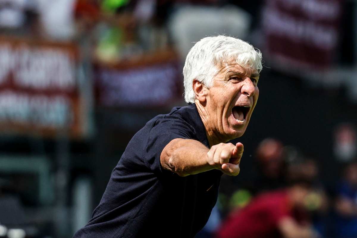 Gasperini urla dalla panchina
