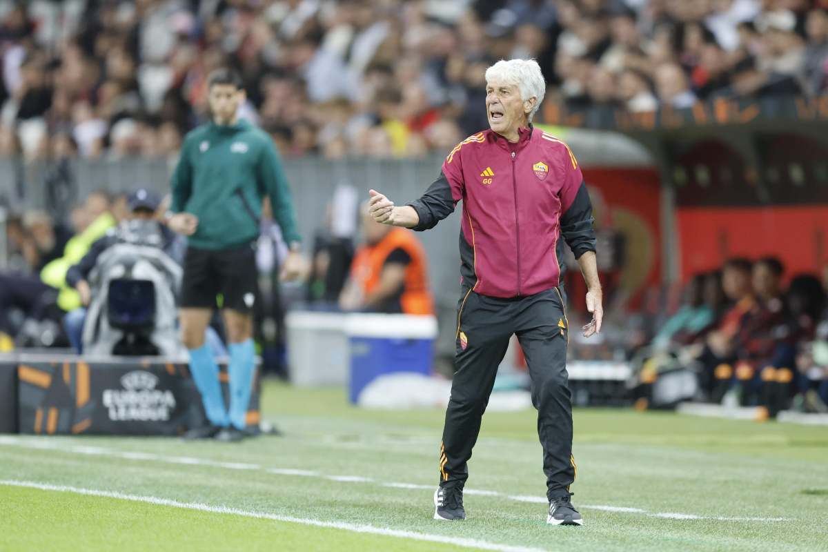 Gasperini si arrabbia dopo un errore commesso