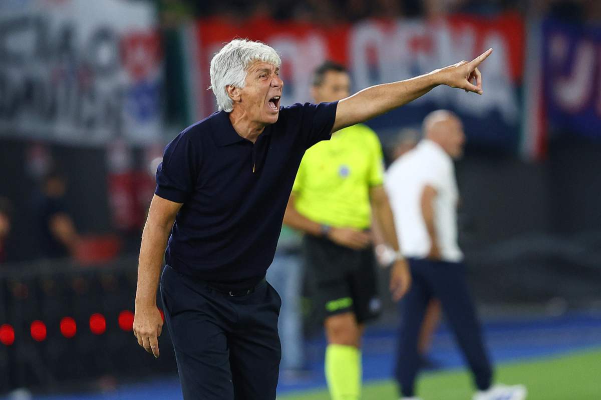 Gasperini dà indicazioni dalla panchina