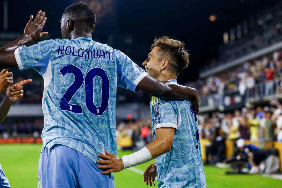 Kolo Muani con la maglia della Juventus