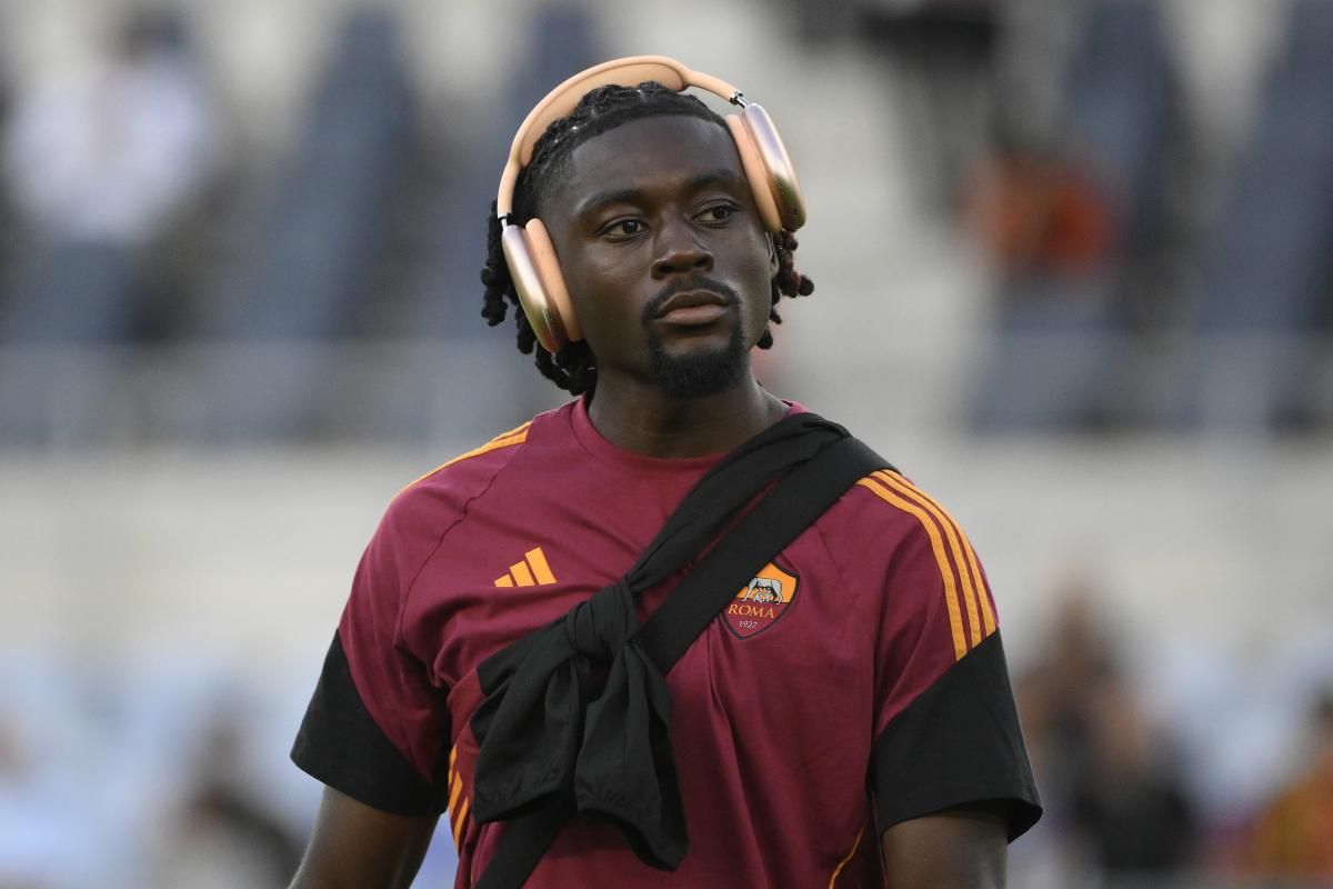 Manu Koné, centrocampista della Roma
