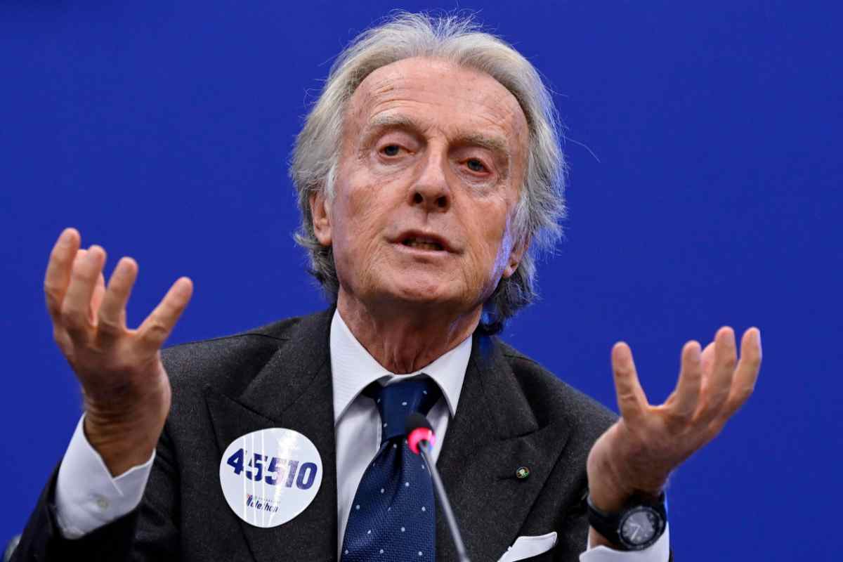 Luca Montezemolo in una conferenza